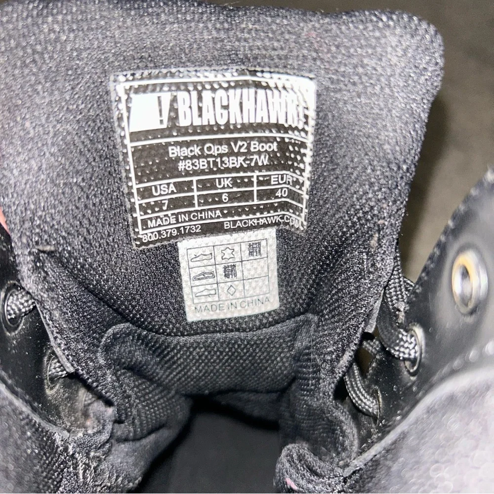 BlackHawk! Black Ops V2 Waterproof Boot - Black - 7 - Picture 10 of 11